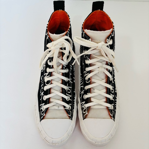 Converse Men's 9 Not a Chuck 70 HI UNT1TL3D Black White Platform Sneakers - Picture 6 of 16